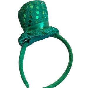 St. Patricks Day Headband Mini Hat Glitter BUNDLE ONLY